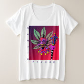 Kousin Freaky Devil Weed Grote Maat T-shirt (Design voorkant)