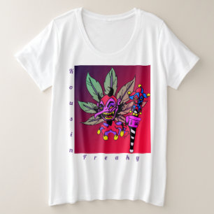 Kousin Freaky Devil Weed Grote Maat T-shirt