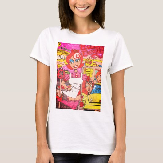 Kousin Freaky Diner T-shirt (Voorkant)