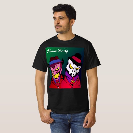 Kousin Freaky Henchmen T-shirt (Voorkant volledig)