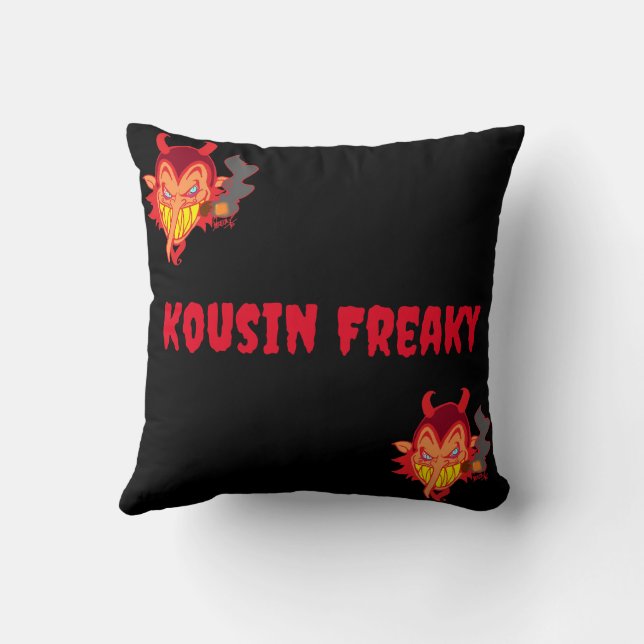 Kousin Freaky Kussen (Achterkant)