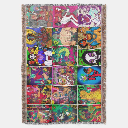 Kousin Freaky Multiple Design Deken (Voorkant Verticaal)