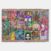 Kousin Freaky Multiple Design Deken (Voorkant)