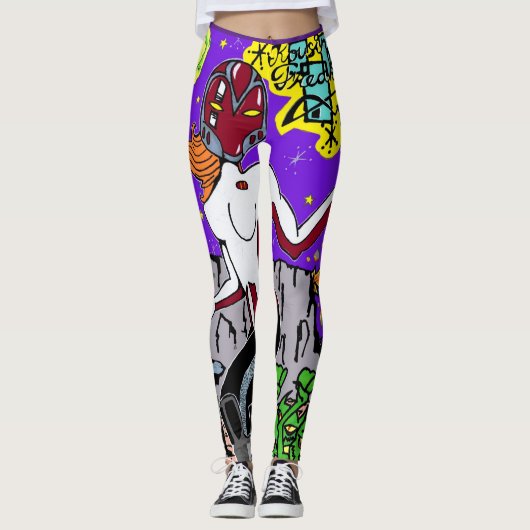Kousin Freaky Noel space Leggings (Voorkant)
