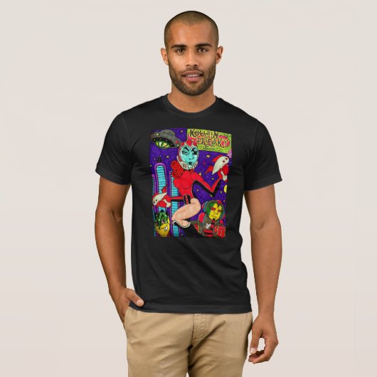 Kousin Freaky Space T-shirt (Voorkant volledig)