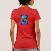 Kousin Freaky Tiny wordt boos T-shirt (Achterkant)