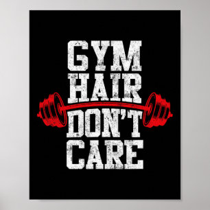 Kout Gym Wecht Lift Bodybuilding Gym Hair D Poster