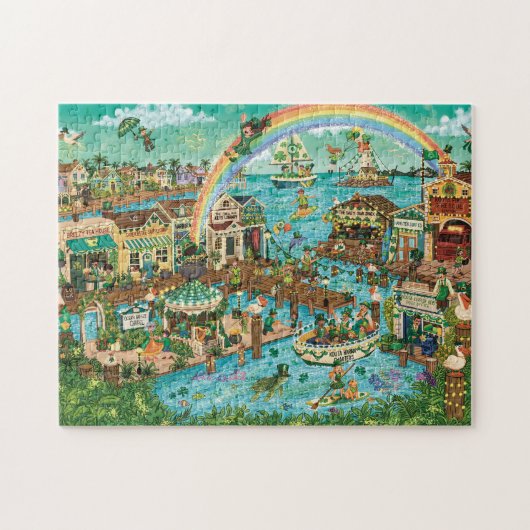 Kouta Kerplop Keys St. Patrick's Day-viering Legpuzzel (Horizontaal)