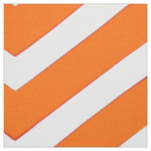 Koutere koele structuur van Oranje chevron Pattern Stof