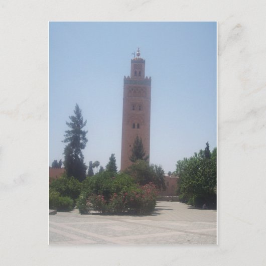 Koutoubia Briefkaart (Voorkant)