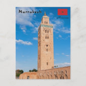Koutoubia-moskee - Marrakech, Marokko Briefkaart