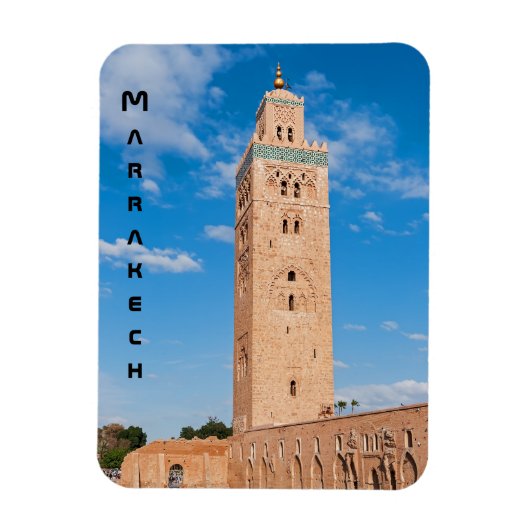 Koutoubia-moskee - Marrakech, Marokko Magneet (Verticaal)