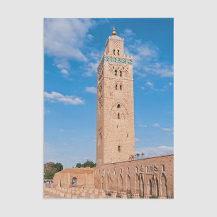 Koutoubia-moskee - Marrakech, Marokko Tissuepapier