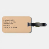 Koutoubia Mosque - Marrakech, Marokko Bagagelabel (Achterkant horizontaal)