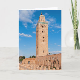 Koutoubia Mosque - Marrakech, Marokko Kaart