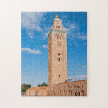 Koutoubia Mosque - Marrakech, Marokko Legpuzzel<br><div class="desc">Minaret van de Koutoubia-moskee in het zuidwesten van de medina (Marrakech — Marokko)</div>