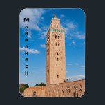 Koutoubia Mosque - Marrakech, Marokko Magneet<br><div class="desc">Minaret van de Koutoubia-moskee in het zuidwesten van de medina (Marrakech — Marokko)</div>