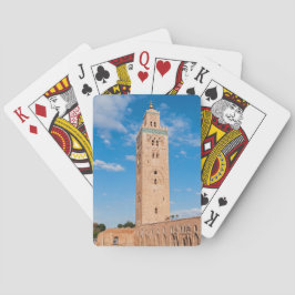 Koutoubia Mosque - Marrakech, Marokko Pokerkaarten