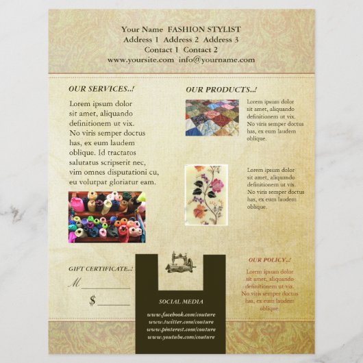 KOUTURE - Flyer (Achterkant)