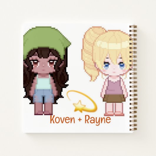Koven + Rayne Notitieboek 1 (Achterkant)
