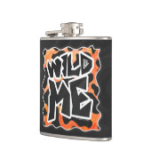 Kow Black en Oranje Wilde mij Heupfles (Links)