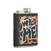 Kow Black en Oranje Wilde mij Heupfles (Rechts)