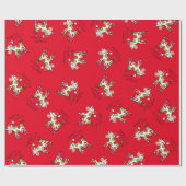 Kow Funny Cartoon kerstfeestdag Cadeaupapier (Vlak)