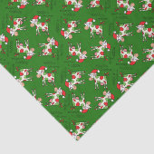 Kow Funny Cartoon kerstfeestdag Tissuepapier (Detail)