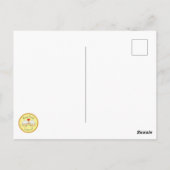 Kow Funny Cartoon Kerstmis Briefkaart (Achterkant)