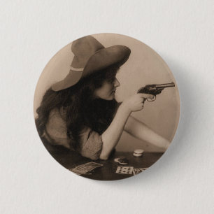 Kow Girl Ronde Button 5,7 Cm