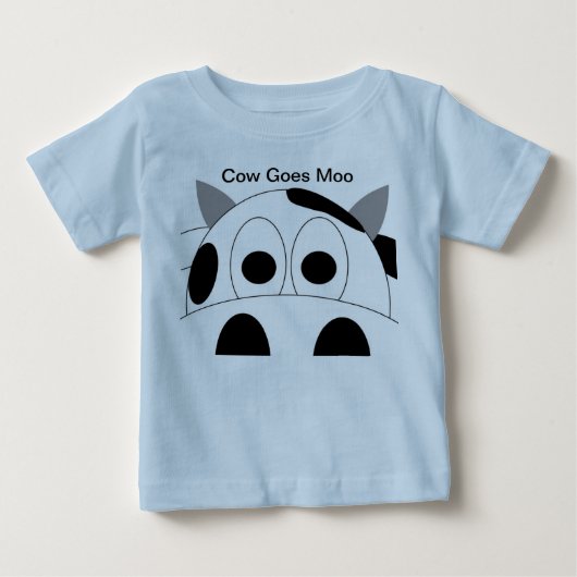 Kow Goes Moo Toddler T-Shirt (Voorkant)