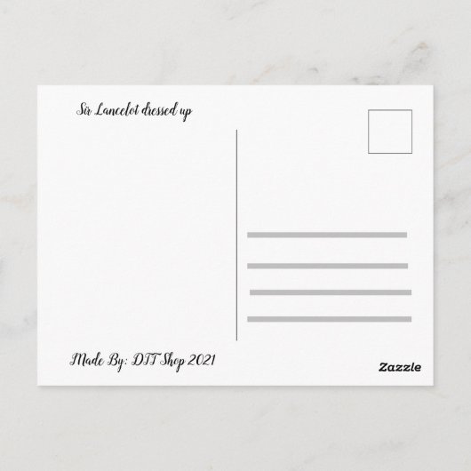 Kow Lancelot Briefkaart (Achterkant)