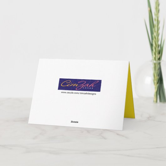 Kow — MoooChas Gracias in Udder Words Bedankt Kaart (Achterkant)