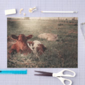 Kow Rustic Country Farmhouse Decoupage Tissuepapier (Craft)