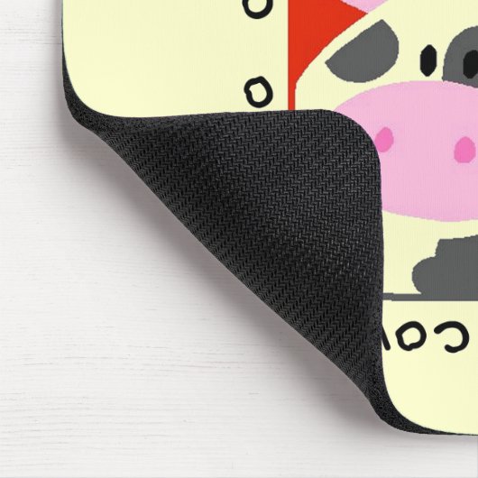 Kow Says Moo Tshirts en Gifts Muismat (Hoek)