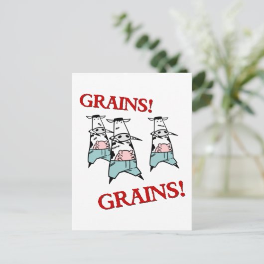 Kow Zombies Briefkaart (Staand voorkant)