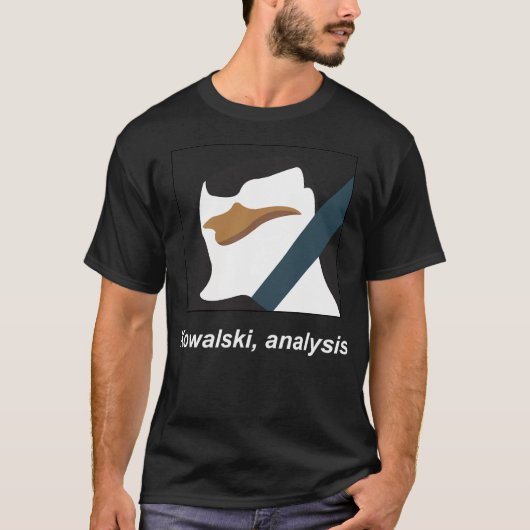Kowalski-analyse T-shirt (Voorkant)
