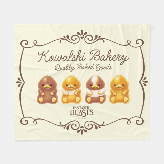 Kowalski Bakery - Baby Nifflers Fleece Deken (Voorkant (Horizontaal))