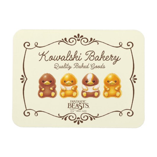 Kowalski Bakery - Baby Nifflers Magneet (Horizontaal)