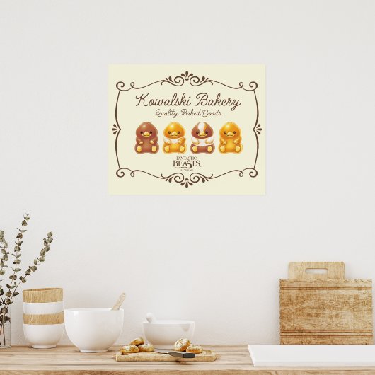Kowalski Bakery - Baby Nifflers Poster (Keuken)