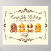 Kowalski Bakery - Baby Nifflers Poster (Voorkant)