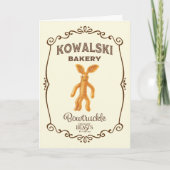 Kowalski Bakery - Bowvrachtkle Kaart (Voorkant)
