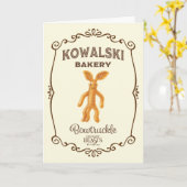 Kowalski Bakery - Bowvrachtkle Kaart (Gele Bloem)