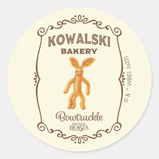 Kowalski Bakery - Bowvrachtkle Ronde Sticker (Voorkant)