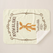 Kowalski Bakery - Bowvrachtkle Sherpa Deken (Voorkant (horizontaal))