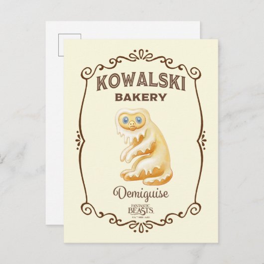 Kowalski Bakery - Demiguise Briefkaart (Voorkant / Achterkant)