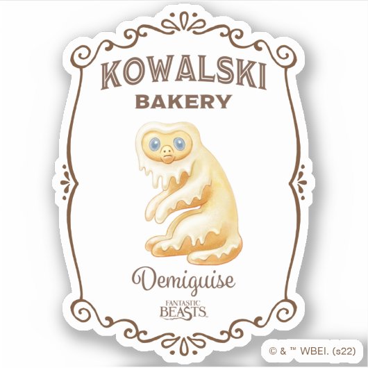 Kowalski Bakery - Demiguise Sticker (Voorkant)