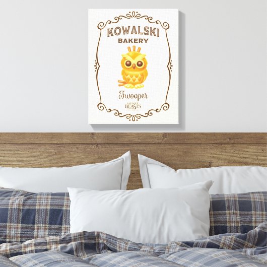 Kowalski Bakery Fwooper Canvas Afdruk (Insitu (Slaapkamer))