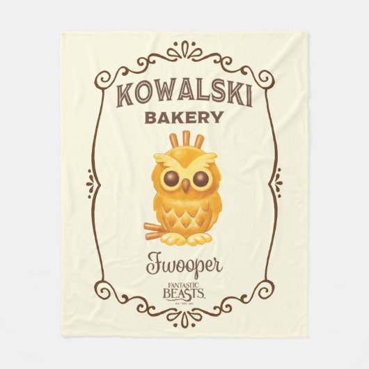 Kowalski Bakery Fwooper Fleece Deken (Voorkant)