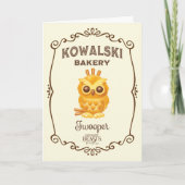 Kowalski Bakery Fwooper Kaart (Voorkant)